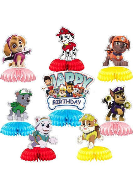 Pcs Köpek Devriye Tema Parti Petek Centerpieces Süsler Masalar Için Çocuk Doğum Günü Bebek Duş Düğün (Yurt Dışından)