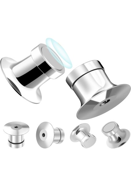 Manyetik Pim Arkalıkları 20 Adet, Kilitleme Bekçileri Için Ekran Emaye Pimleri Buzdolabında Dıy El Sanatları Broşlar (Yurt Dışından)