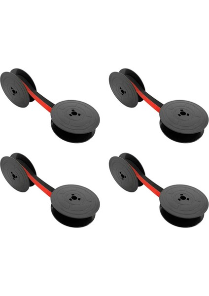 Lettera Için 4 Adet Gr4 Daktilo Şeridi Ikiz Makara Değiştirme (Siyah ve Kırmızı) (Yurt Dışından)