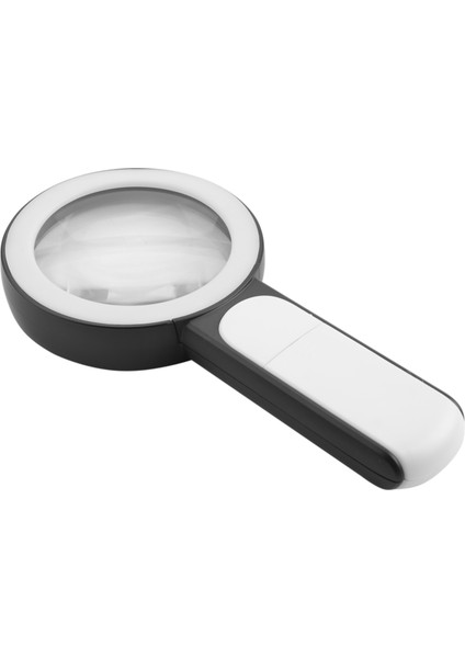 18 LED Işıklı Büyüteç -30X El Okuma Büyüteci, Yüksek Netlik ve Işık, Siyah (Yurt Dışından)