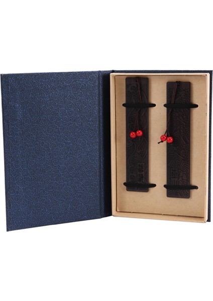 Okyanuslar ve Dağlar Desenli Ahşap Kitap Ayracı Öğretmenler, Öğrenciler, Erkekler Kadınlar Için Eşsiz Bir Hediyedir B (Yurt Dışından)