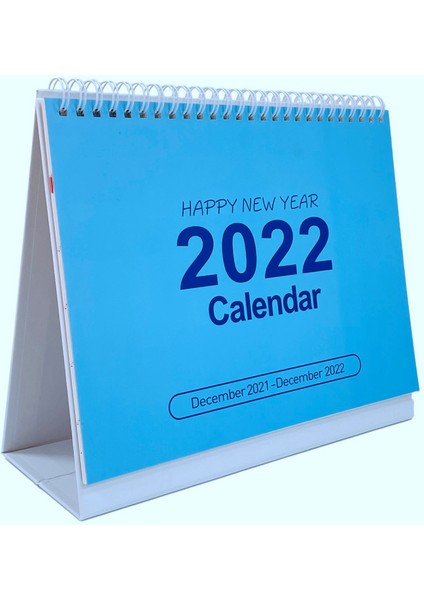 Masa Takvimi 2021-2022 Ayakta Çevirilebilen Masaüstü Not Sayfaları Güçlü Çift Tel Bağlamayla Ayağa Kalkıyor (Yurt Dışından)