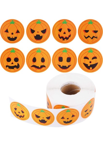 500 Adet 3.8 cm Cadılar Bayramı Çocuk Oyuncağı Dekorasyon Çıkartması Etiket, Zarflar Için Kullanılır (Yurt Dışından)