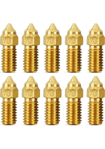 10 Adet Fit Elegooneptune 4 Serisinozullar 3D Yazıcı Parçaları Yüksek Sıcaklık 0.4mmnozzles Kiti Forneptune Pro (Yurt Dışından)