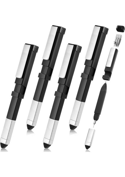 5 Adet Kalem Şekilli Telefon Tutucu Tornavida Setleri ile Ofis Ev Için Kompakt Cep Aracı (Yurt Dışından)