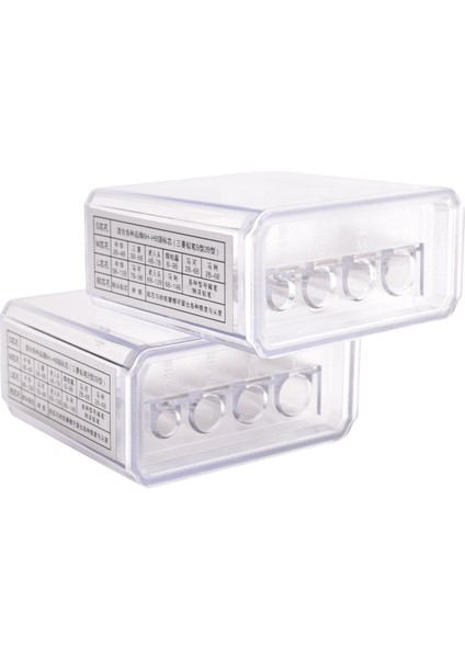 2 Adet Marangoz Kalemtıraş Uzun Nokta Manuel Plastik Kapaklı 4 Delikli El Tipi (Yurt Dışından)