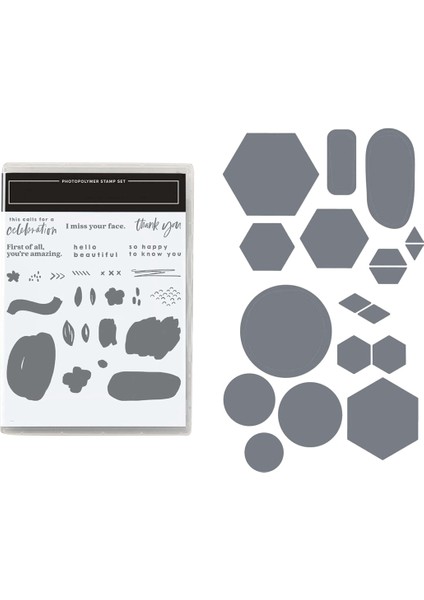 Kart Yapımı Için Pullar ve Kalıplar Dıy Scrapbooking Sanat El Sanatları Damgalama Malzemeleri Metal Kesme (5460) (Yurt Dışından)