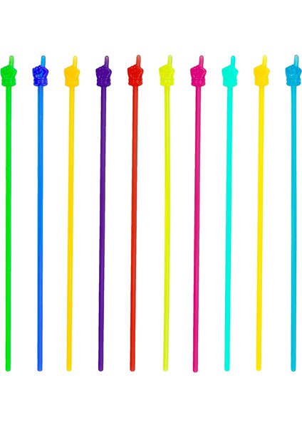 10 Pcs Mini El Işaretçiler Öğretmenler Işaretçi Sınıf ve Sunum Parmak Reçine Sopa (Yurt Dışından)