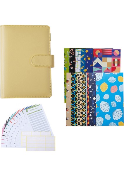 A6 Dosya ve Bütçe Zarfları, Bütçeleme Için Nakit Zarflarla Birlikte, Mini Zarf Cüzdan Sarı (Yurt Dışından)