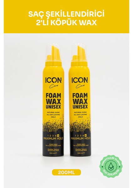 Care Saç Köpük Şekillendiri Wax 200ML Maximum Hold 2'li Set fiyatları