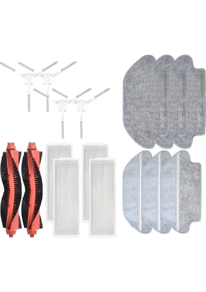 Robotlu Vakum S10 S12 B106GL Yedek Yedek Parça Aksesuarları Hepa Filtre Paspas Bezi (Yurt Dışından)