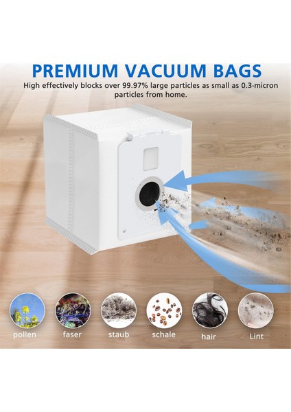 6 Adet Için Uygun A939KBGS/A937KGMS Süpürme Makinesi Aksesuarları Toz Torbası Toz Torbası Çöp Torbası (Yurt Dışından) fırsatları