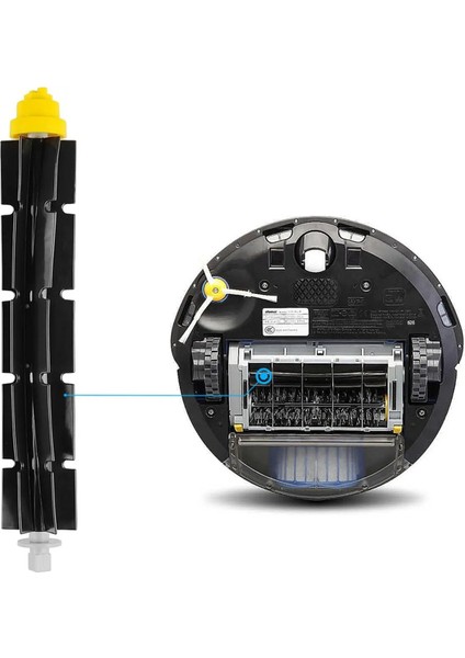 Elektrikli Süpürge 600 Serisi 690 680 660 651 650 ve 500 Serisi Için Yedek Yan/kıl Fırça Aksesuarları (Yurt Dışından) modelleri