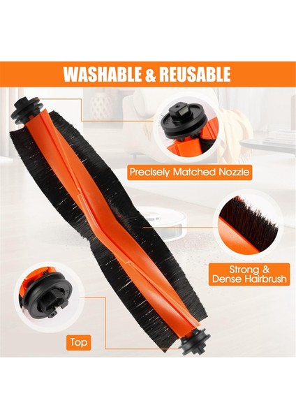 Xiaomi X20+ X20 Plus Robot Süpürge Aksesuarları Seti Ana Yan Fırça Hepa Filtre Aksesuarları (Yurt Dışından) fiyatları