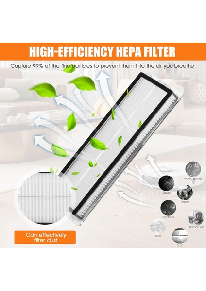 Xiaomi X20+ X20 Plus Robot Süpürge Aksesuarları Seti Ana Yan Fırça Hepa Filtre Aksesuarları (Yurt Dışından) modelleri
