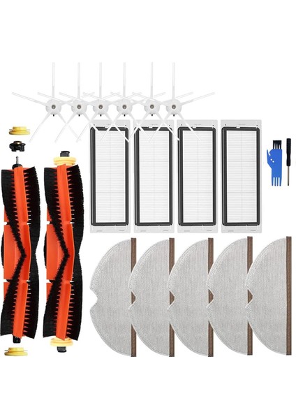 S6 S60 S65 S5 Max S6 Maxv S6 Saf Robotlu Süpürge Ana Yan Fırça Hepa Filtre Paspas Bezi Parçaları (Yurt Dışından)