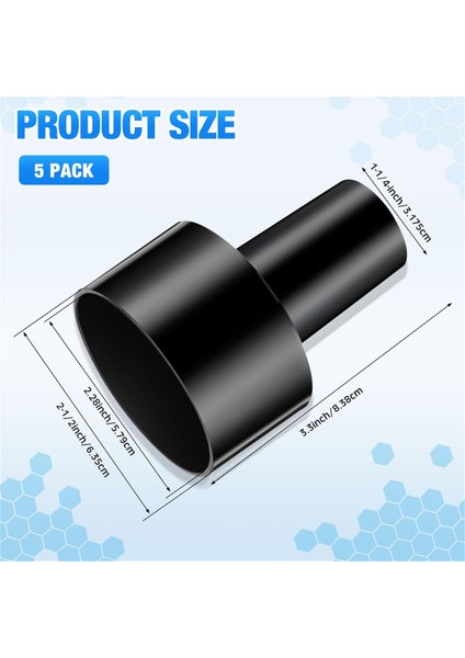 Adet WS25011A 2-1/2-Inç Ila 1-1/4-Inç Evrensel Vakum Hortumu Adaptörleri Kuru Islak Vakum Adaptörü, Elektrikli Süpürge Adaptörü (Yurt Dışından) fiyatları