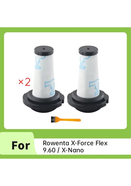 Rowenta X-Force Flex 9.60 / X-Nano Süpürge Robotu Aksesuarları Için 2 Adet ZR009010 Temizleme Fırçalı Filtre (Yurt Dışından) fırsatları