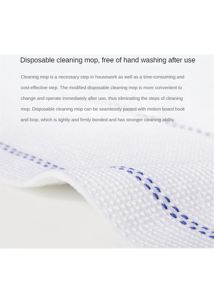 Mi D260 Robot El Kablosuz Elektrikli Süpürge Paspas Için 22PCS Tek Kullanımlık Yedek Bez Bez (Yurt Dışından) fırsatları