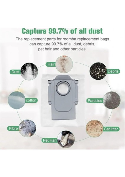 Roborock Qr 798 / Qr 598 / Qv 35A Elektrikli Süpürge Parçaları Için Ana Yan Fırça Hepa Filtre Paspas Bezi Toz Torbaları (Yurt Dışından) modelleri