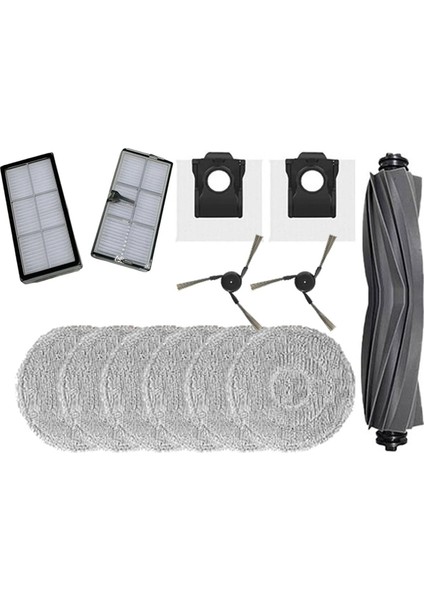 Dreame X40 ULTRA/L40 Ultra Robot Süpürge Yedek Parçaları Için Vakum Fırçası, Paspas Bezi, Filtre ve Toz Torbası (Yurt Dışından)