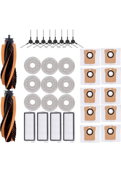 Jonr P20 Pro / T5 Pro Robot Süpürge Aksesuarları Için Yedek Parçalar Ana Yan Fırça Hepa Filtre Paspas Bezi (Yurt Dışından)