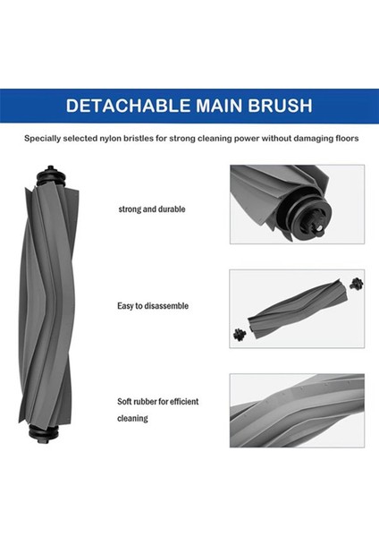 Dreame X40 ULTRA/L40 Ultra Robot Süpürge Yedek Parçaları Için Vakum Fırçası, Paspas Bezi, Filtre ve Toz Torbası (Yurt Dışından) modelleri