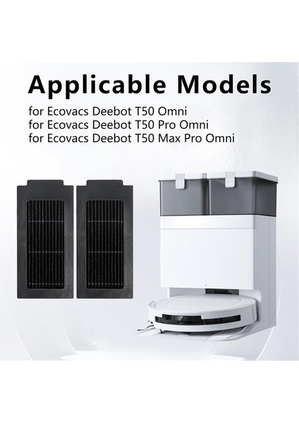 Ecovacs Deebot T50 Pro Omni, T50 Max Pro Omni, T50 Omni Elektrikli Süpürge Parçaları (Yurt Dışından) fiyatları