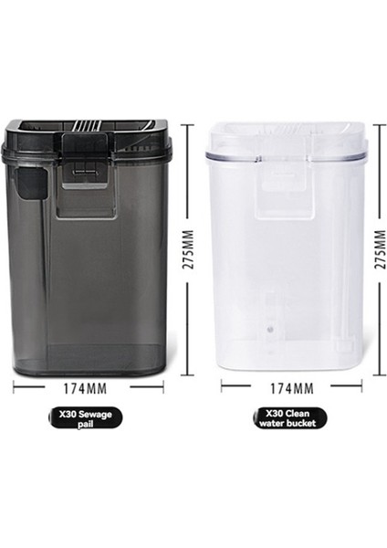 Dreame X30 X30 Pro Elektrikli Süpürge Aksesuarları Için Temiz Su Tankı ve Atık Su Tankı Su Tankı Yedek Parçaları (Yurt Dışından) modelleri
