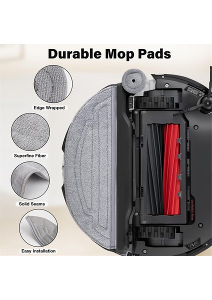Roborock S8 Maxv Ultra/s8 Max Ultra Robot Süpürge Yedek Parçaları Bez Paspas Bez Torbalar Paspas Pedleri Toz Torbaları Aksesuarları (Yurt Dışından) modelleri
