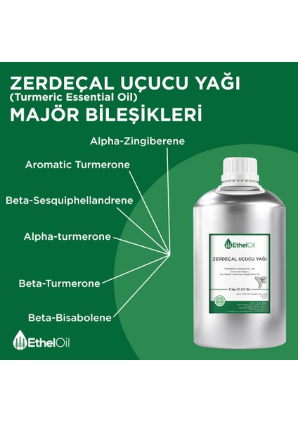 Zerdeçal Uçucu Yağı - 5 kg Saf ve Doğal Uçucu Yağ modelleri