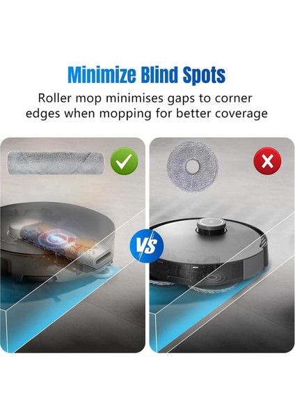 Mova Z50 Ultra/z5/z5 Pro Ultra Robot Süpürge, Rulo Paspas, Yan Fırçalar, Hepa Filtreler, Toz Torbaları Için Yedek Parça Seti (Yurt Dışından) fırsatları