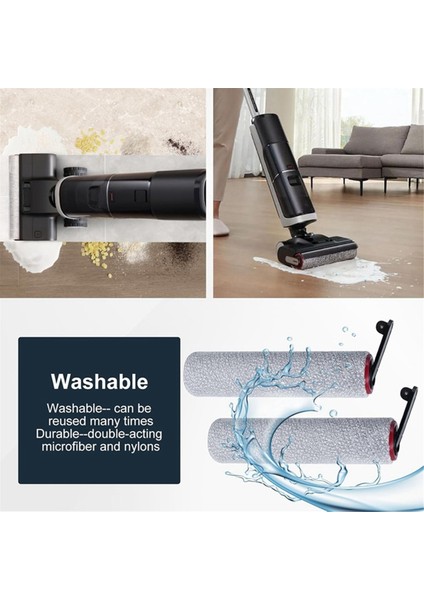 Dreame H14 / H14 Pro / H14 Çift Islak ve Kuru Elektrikli Süpürge Yedek Parçaları Abwq Silindir Fırça Hepa Filtresi (Yurt Dışından) modelleri