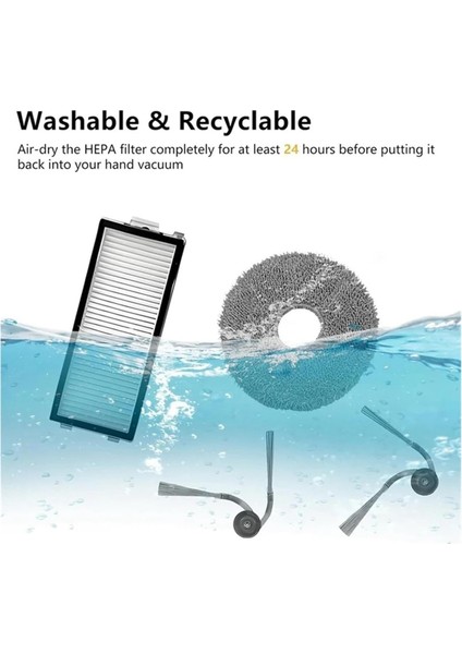 Roborock Saros Z70 Elektrikli Süpürge Parçaları Için Hepa Filtre Paspas Bezleri Toz Torbası Yan Fırça Aksesuar Seti (Yurt Dışından) modelleri