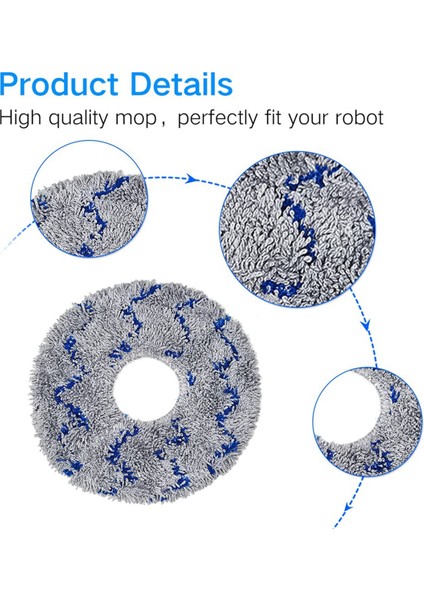 Deebot X1 Omni / T10 Omni/x1 Turbo Elektrikli Süpürge Ana Yan Fırça Filtreleri Paspas Pedleri Toz Torbası Için Aksesuarlar Kiti (Yurt Dışından) modelleri