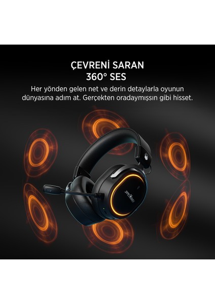 830 Triple Mode (Bluetooth/2.4g/usb) Gaming Kulaklık indirimleri
