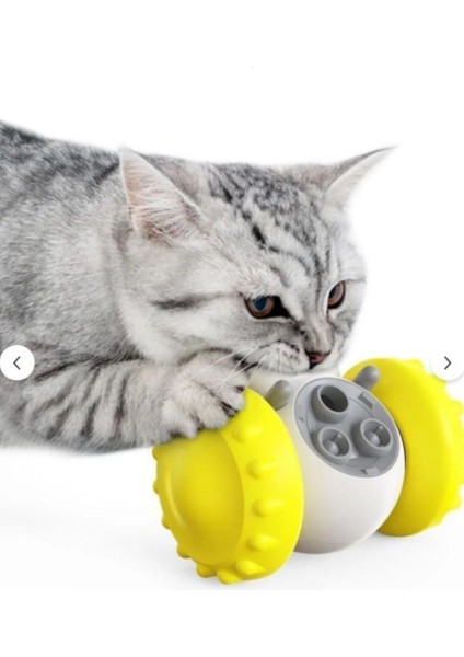 Yeni Nesil Kedi ve Köpek Interaktif Mama Dağıtıcı Ödül Maması Atıcı Robot fiyatları