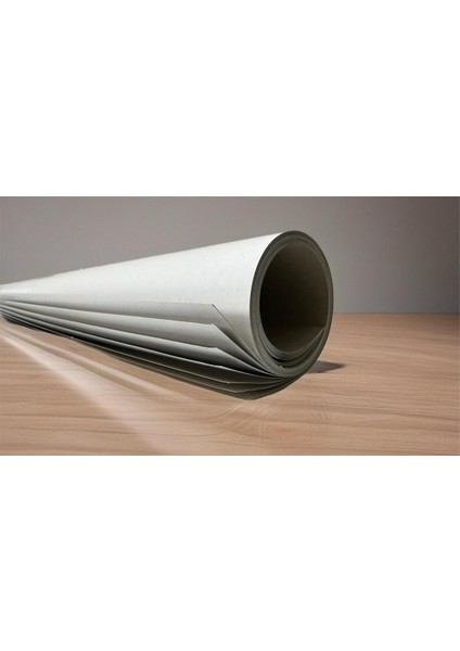70 X100 cm Lüks Çeyiz Paket Ambalaj Kağıdı Önü Beyaz Arkası Gri 180GR (20 ADET-2,52KG)