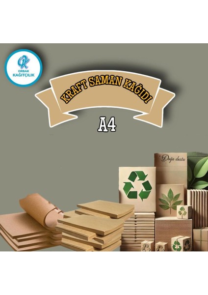 Kraft Kağıt 100X100 cm 90GR 5 Adet Ambalaj, Paketleme, Hediye ve Çeyiz Sarma, Taşıma, Taşınma indirimleri