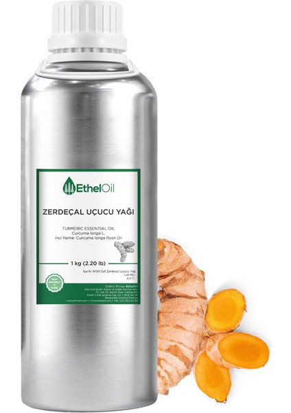 Zerdeçal Uçucu Yağı - 1 kg Saf ve Doğal Uçucu Yağ