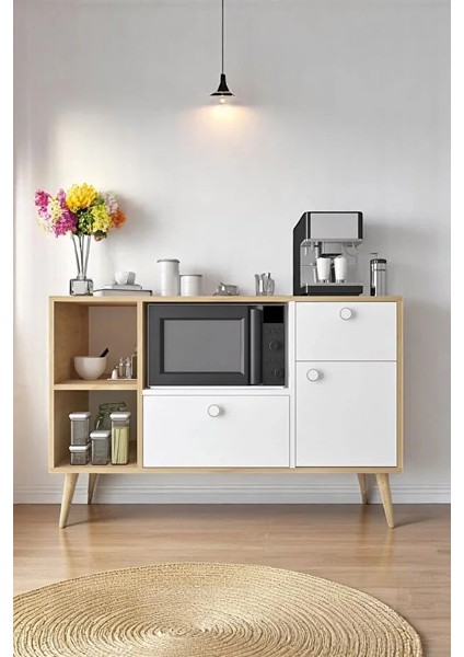 Fresh Kahve Köşesi / Çok Amaçlı Dolap / Airfryer Dolabı / Mutfak Organizeri fiyatları