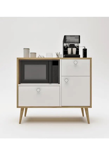 Fresh Kahve Köşesi / Çok Amaçlı Dolap / Airfryer Dolabı / Mutfak Organizeri