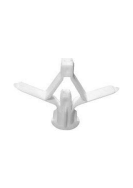 Kzy Alçıpan Dübeli Kanatlı 2 mm (500 Adet)