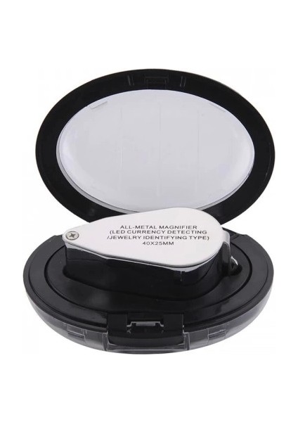 Kontrol, Için Özel Kutulu Metal Işıklı Lup 40X25