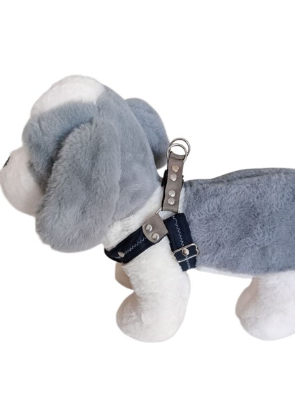 Köpek Göğüs Tasması Minik Irk Kot/deri Kombineli Göğüs ÖLÇÜSÜ:20-35CM Ayarlamalı Gt2-40