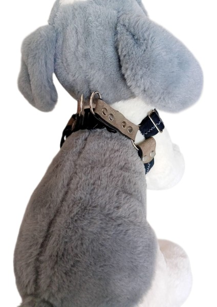 Köpek Göğüs Tasması Minik Irk Kot/deri Kombineli Göğüs ÖLÇÜSÜ:20-35CM Ayarlamalı Gt2-40