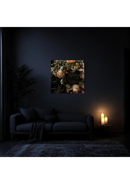 :temperli Cam Kare Tablo, Cam Tablo, Uv Baskı, CTT025