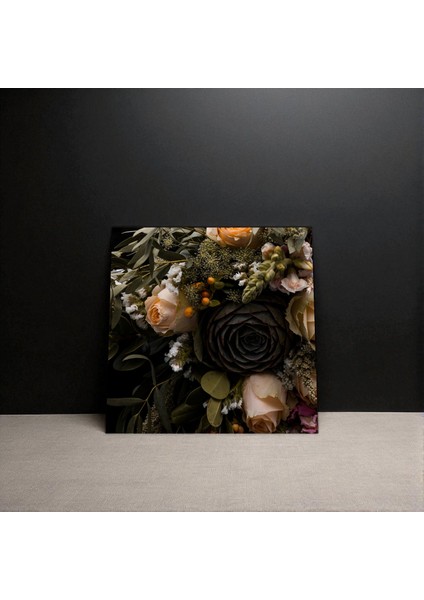 :temperli Cam Kare Tablo, Cam Tablo, Uv Baskı, CTT025