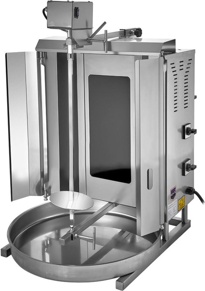 2 Radyanlı Üstten Motorlu Elektrikli Döner Ocağı (Camlı)