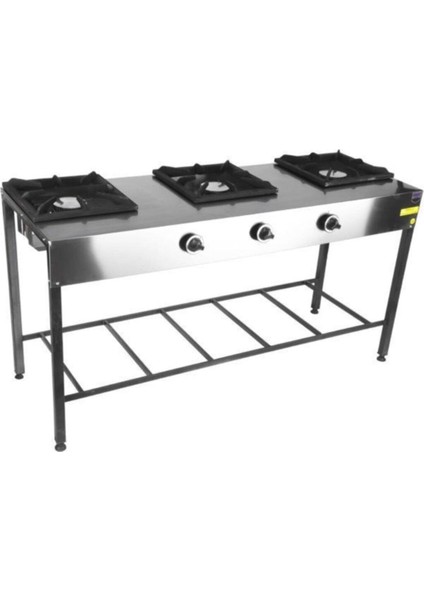 Tüplü Lokanta Ocağı Üçlü Ayaklı Ce Belge Sanayi Tipi